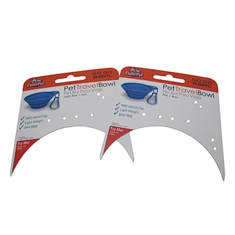 custom logo printed art paper blister hanging printing display card paper insert for packaging